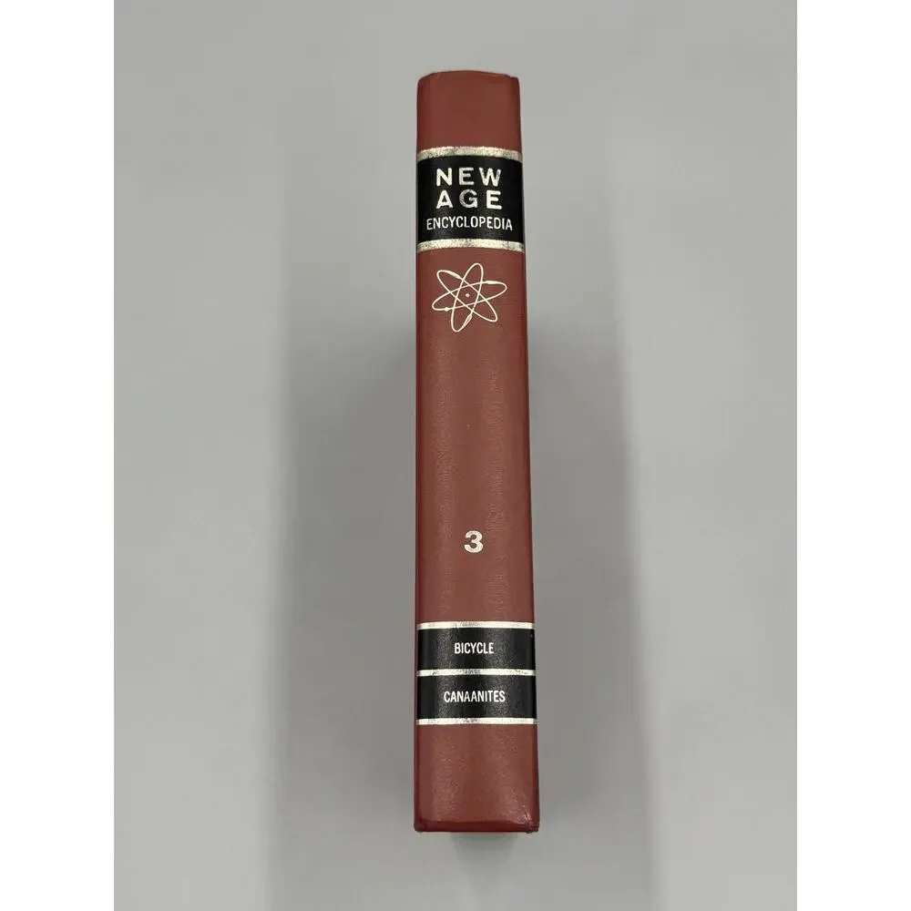 1978 New Age ENCYCLOPEDIA Vol 3 Bicycle Canaanites‎ Hardcover Book